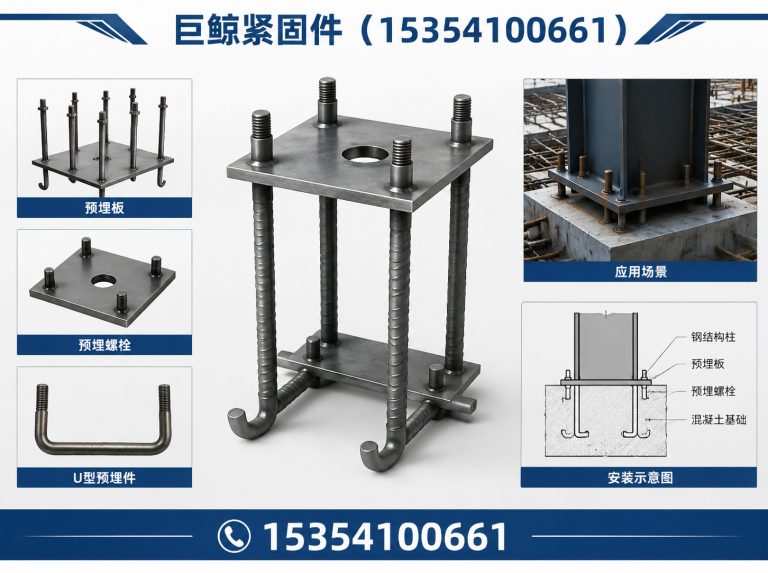磁县钢结构预埋件展示图